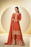 Rinaaya By Gulkayra Chinon Embroidery Readymade Suits Exporters In India